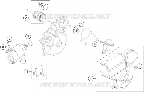 ELECTRIC STARTER MOTOR