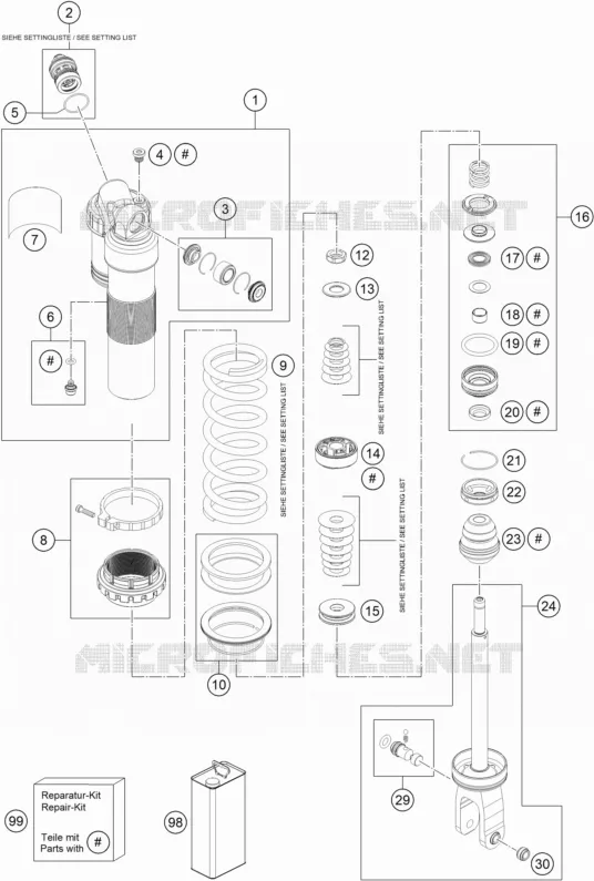 SHOCK ABSORBER (PARTS)