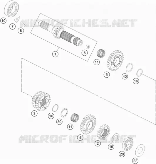 GEARBOX MAIN SHAFT