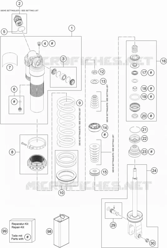 SHOCK ABSORBER (PARTS)