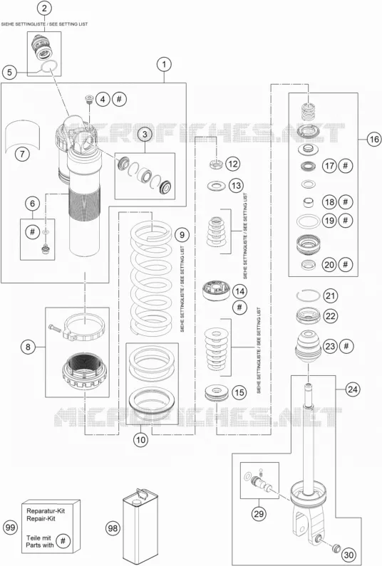 SHOCK ABSORBER (PARTS)