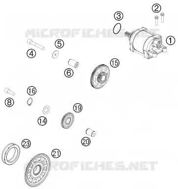 ELECTRIC STARTER MOTOR