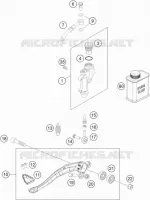 REAR BRAKE MASTER CYLINDER