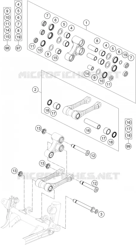 SHOCK PRO LEVER LINKAGE