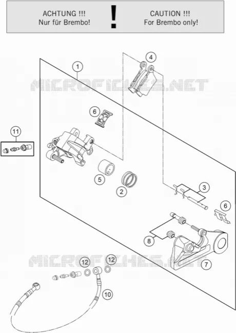 REAR BRAKE CALIPER