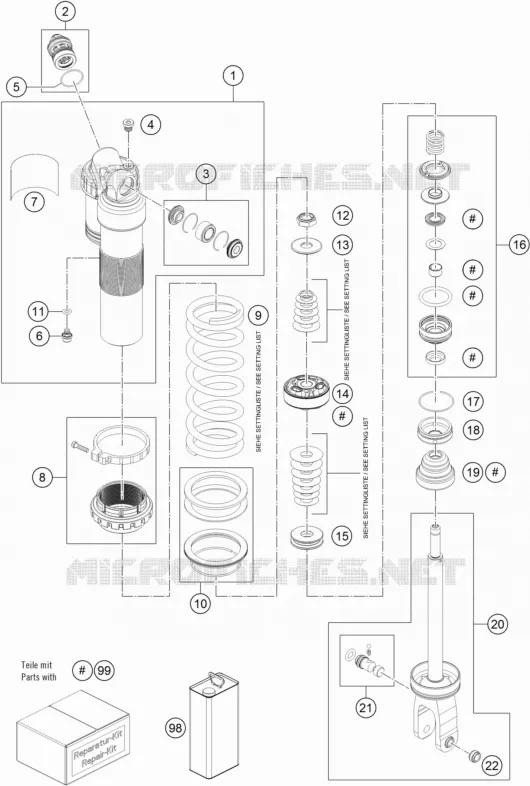 SHOCK ABSORBER (PARTS)