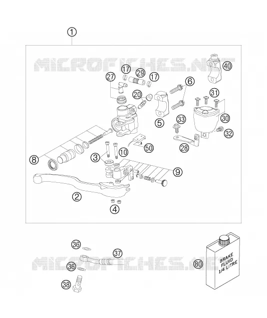 FRONT BRAKE MASTER CYLINDER