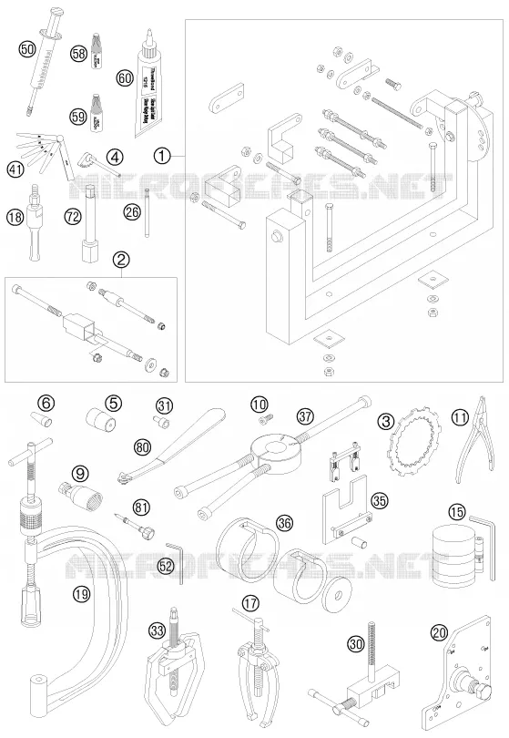 SPECIFIC TOOLS (ENGINE)