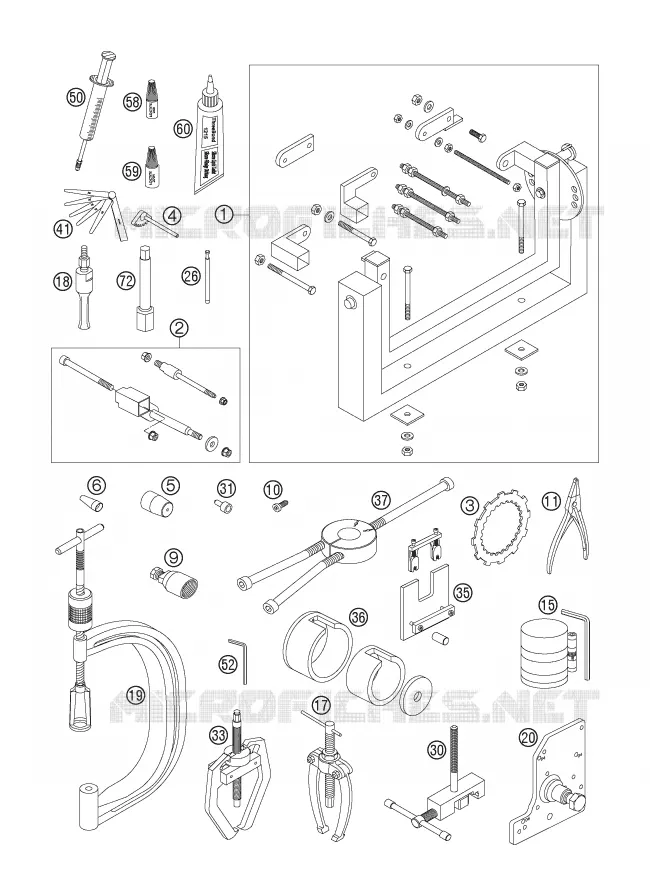 SPECIFIC TOOLS (ENGINE)