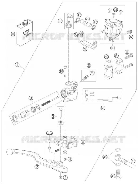 FRONT BRAKE MASTER CYLINDER