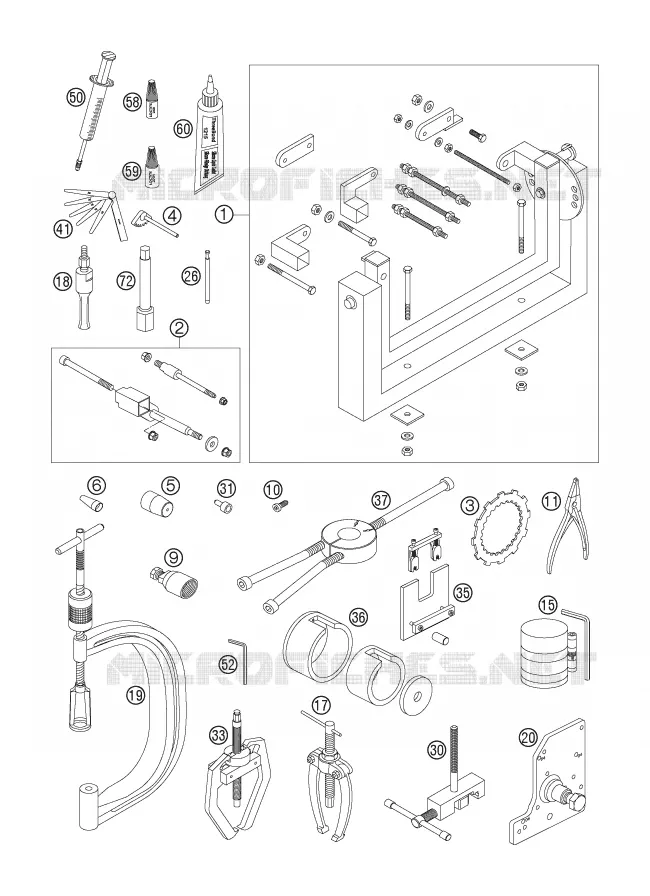 SPECIFIC TOOLS (ENGINE)