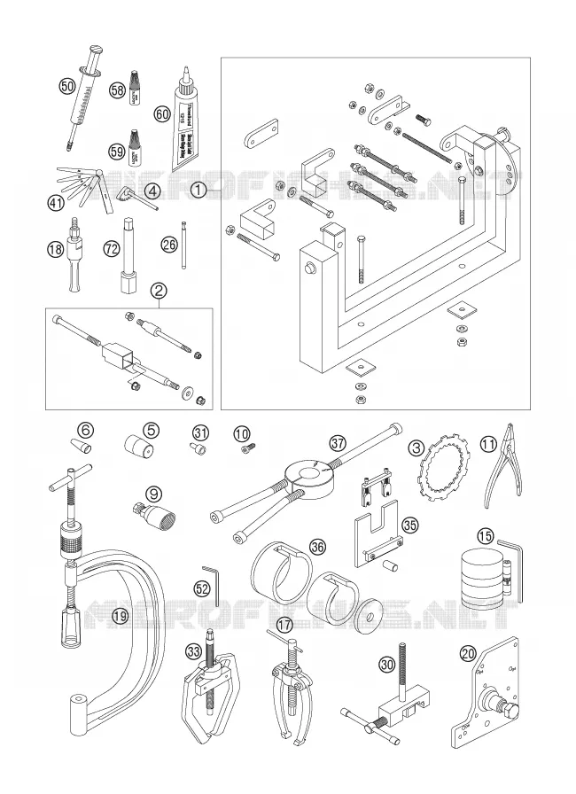 SPECIFIC TOOLS (ENGINE)