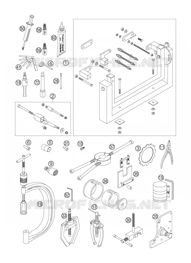 SPECIFIC TOOLS (ENGINE)