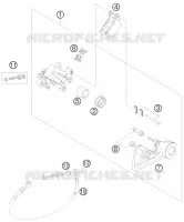 REAR BRAKE CALIPER