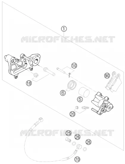 REAR BRAKE CALIPER