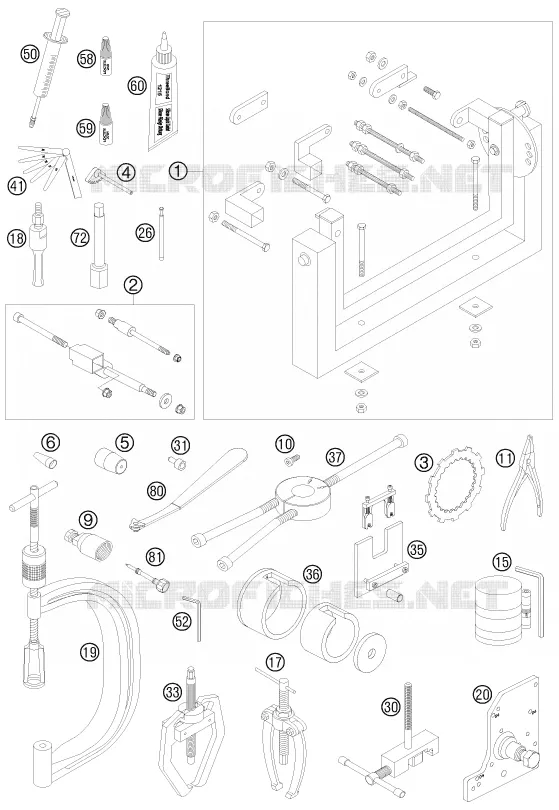 SPECIFIC TOOLS (ENGINE)