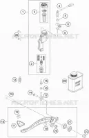REAR BRAKE MASTER CYLINDER