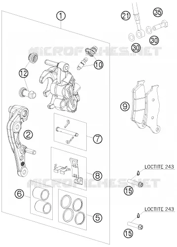 FRONT BRAKE CALIPER