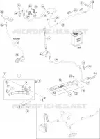 REAR BRAKE MASTER CYLINDER