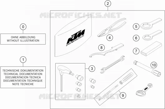 TOOL KIT / MANUALS / OPTIONS