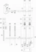FRONT FORK (PARTS)