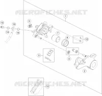 REAR BRAKE CALIPER