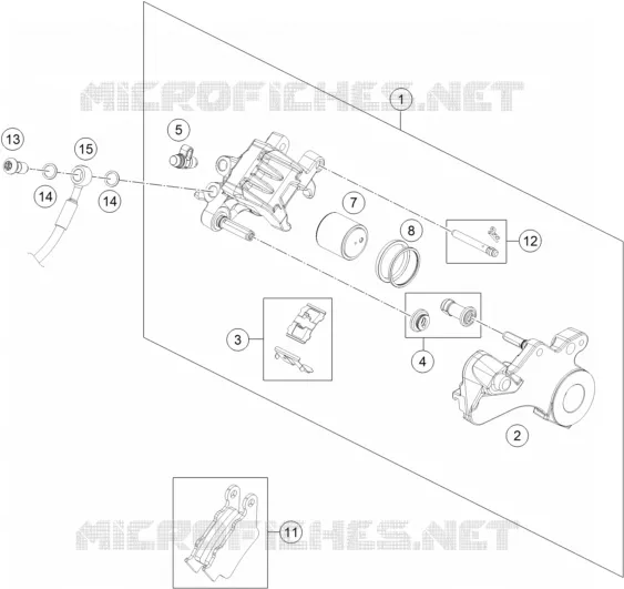 REAR BRAKE CALIPER