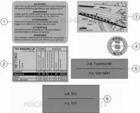 TECHNICAL INFORMATION STICKERS