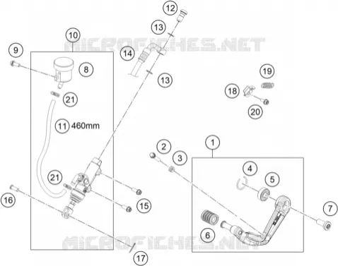 REAR BRAKE MASTER CYLINDER
