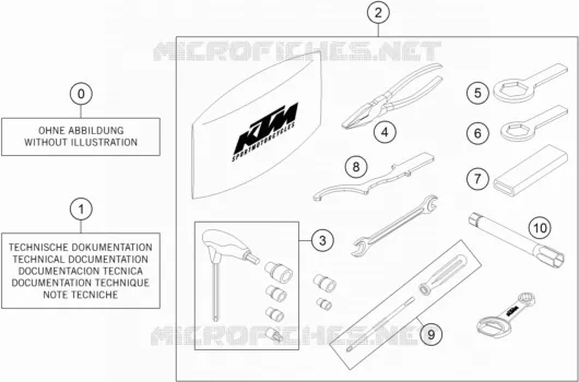 TOOL KIT / MANUALS / OPTIONS