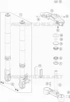 FRONT FORK / TRIPLE CLAMP