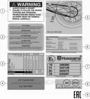 TECHNICAL INFORMATION STICKERS