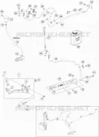 REAR BRAKE MASTER CYLINDER