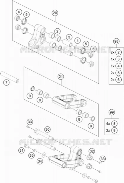 SHOCK PRO LEVER LINKAGE