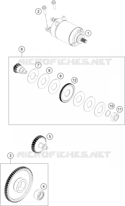 ELECTRIC STARTER MOTOR