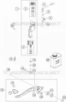 REAR BRAKE MASTER CYLINDER