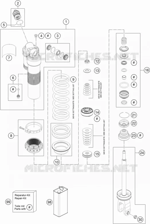 SHOCK ABSORBER (PARTS)