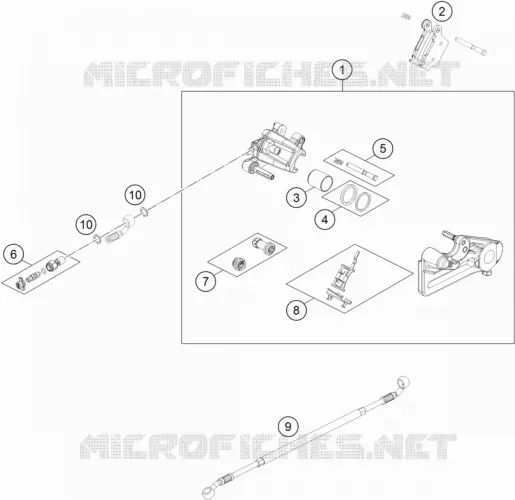 REAR BRAKE CALIPER