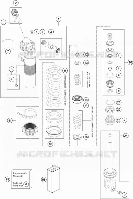 SHOCK ABSORBER (PARTS)