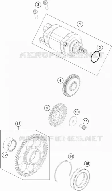 ELECTRIC STARTER MOTOR