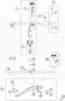 REAR BRAKE MASTER CYLINDER