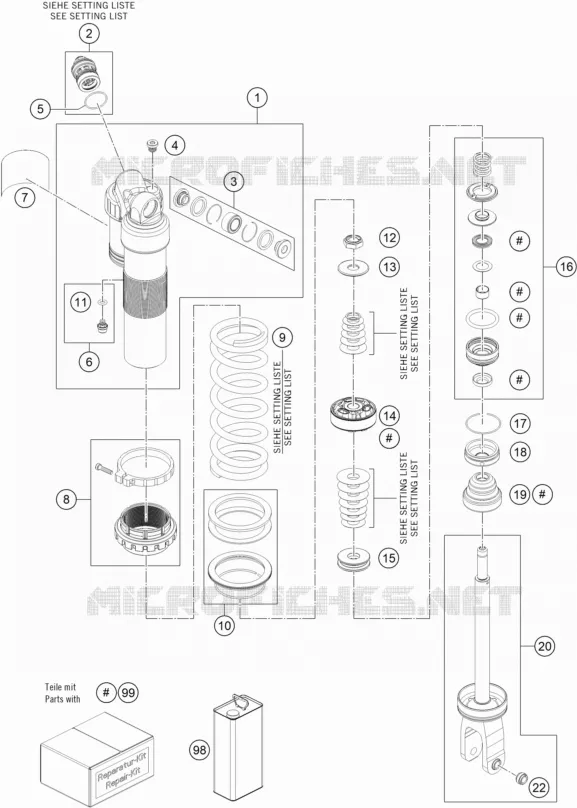 SHOCK ABSORBER (PARTS)
