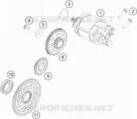 ELECTRIC STARTER MOTOR