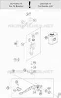 REAR BRAKE MASTER CYLINDER