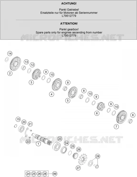 GEARBOX COUNTERSHAFT