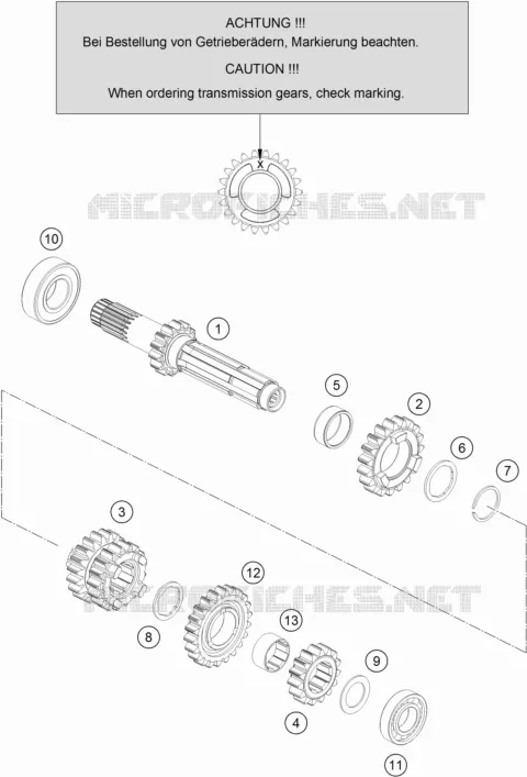 GEARBOX MAIN SHAFT