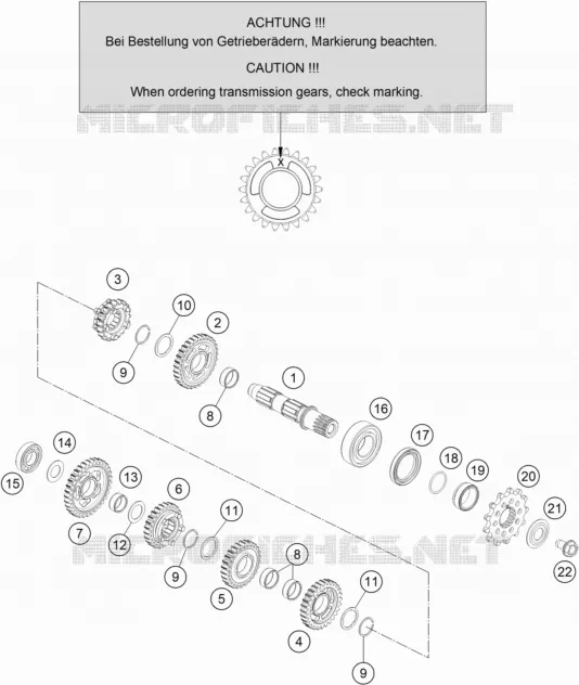 GEARBOX COUNTERSHAFT