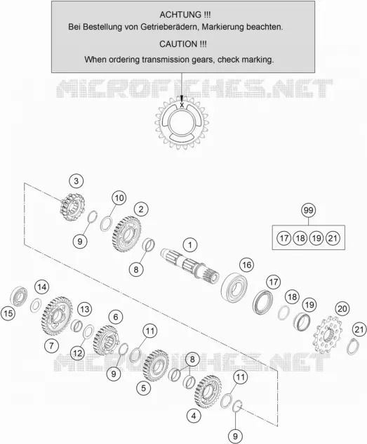 GEARBOX COUNTERSHAFT