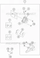 REAR BRAKE CALIPER