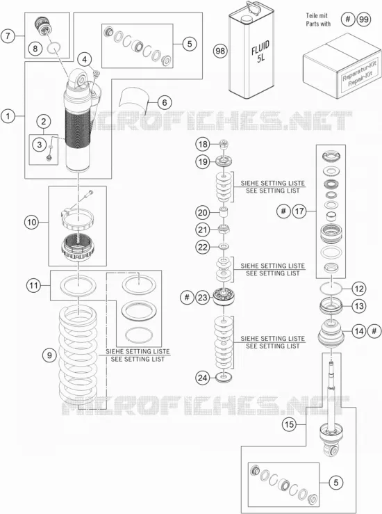 SHOCK ABSORBER (PARTS)